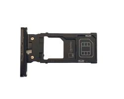 Kártya tartó Sony Xperia XZ3 (H9436) sim + memóriakártya tartó fekete U50053701